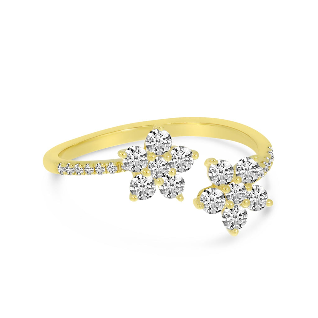 14k Gold Sunflower Ring, Flower ring, Fine Jewelry, Artistic Ring,  Sunflower Jewelry, Fall Jewelry for women | Benati